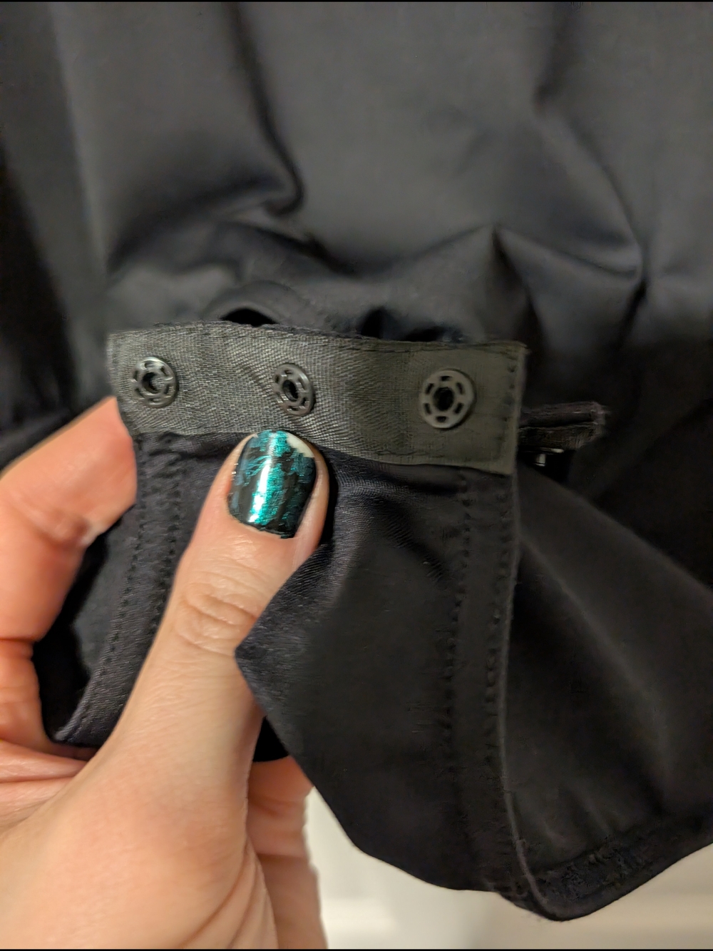 Blackmilk Matte Black 3/4 Sleeve Bodysuit - Picture 5 of 6